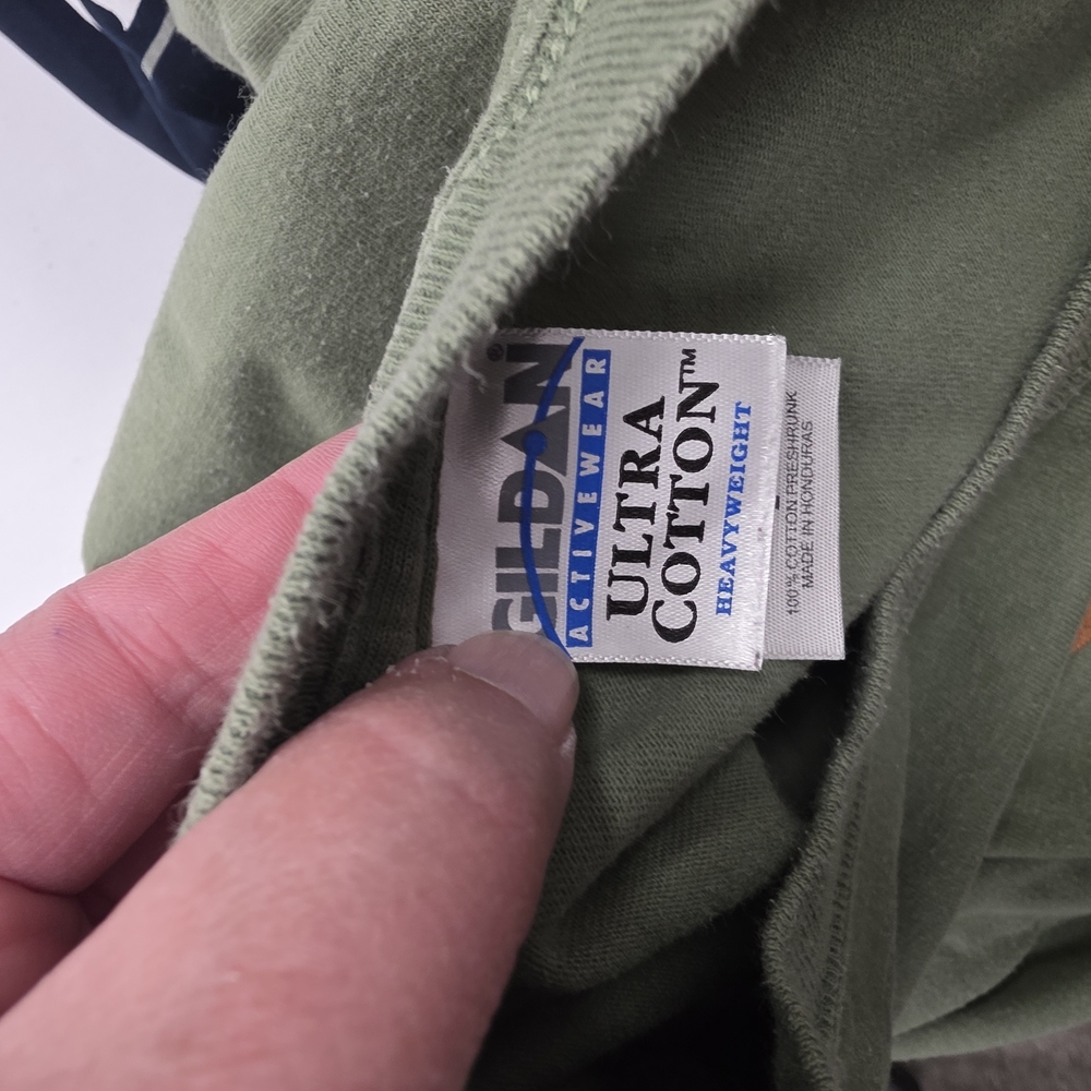 Gildan Olive Green Big Mac Burger Graphic Tee - Picture 5 of 5
